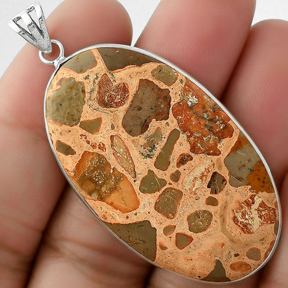 Natural Asteroid Jasper Pendant P-1001 SDP109435