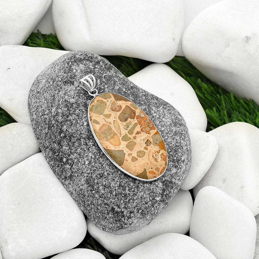 Natural Asteroid Jasper Pendant P-1001 SDP109435