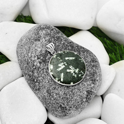 Natural Hornblende Pendant P-1001 SDP109460