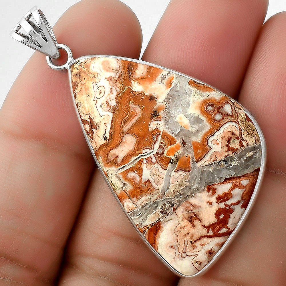 Natural Rosetta Picture Jasper Pendant P-1001 SDP109467
