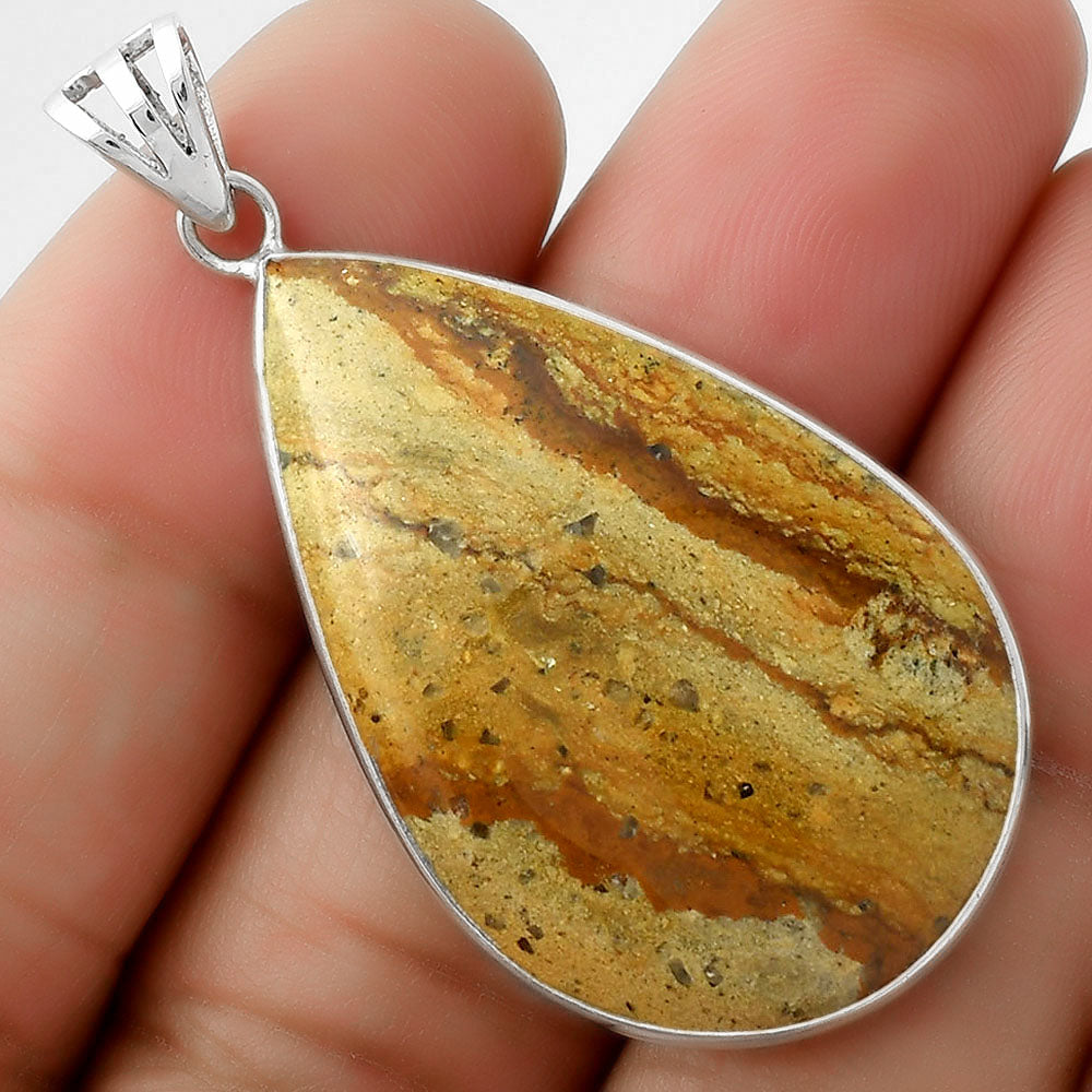 Natural Picture Jasper Pendant P-1001 SDP109478