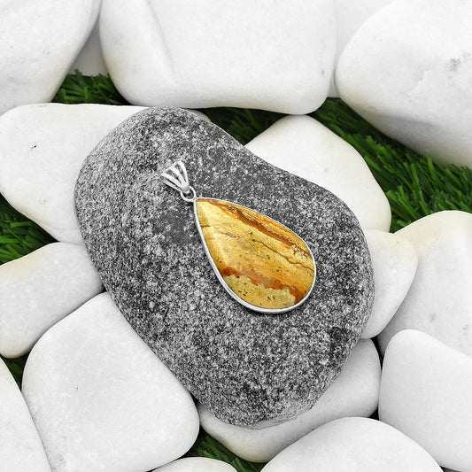 Natural Picture Jasper Pendant P-1001 SDP109478
