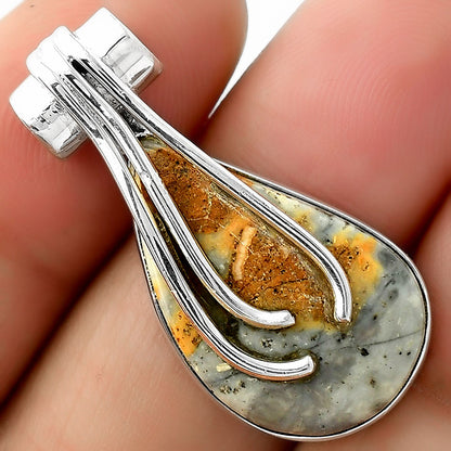 Natural Maligano Jasper - Indonesia Pendant P-1675 SDP109589