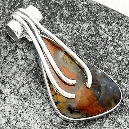 Natural Texas Moss Agate Pendant P-1675 SDP109590