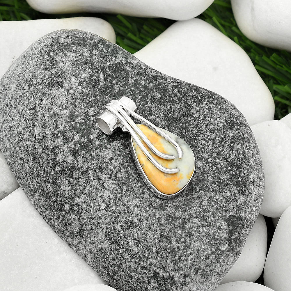 Natural Maligano Jasper - Indonesia Pendant P-1675 SDP109593