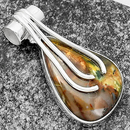 Natural Purple Cow Jasper Pendant P-1675 SDP109601