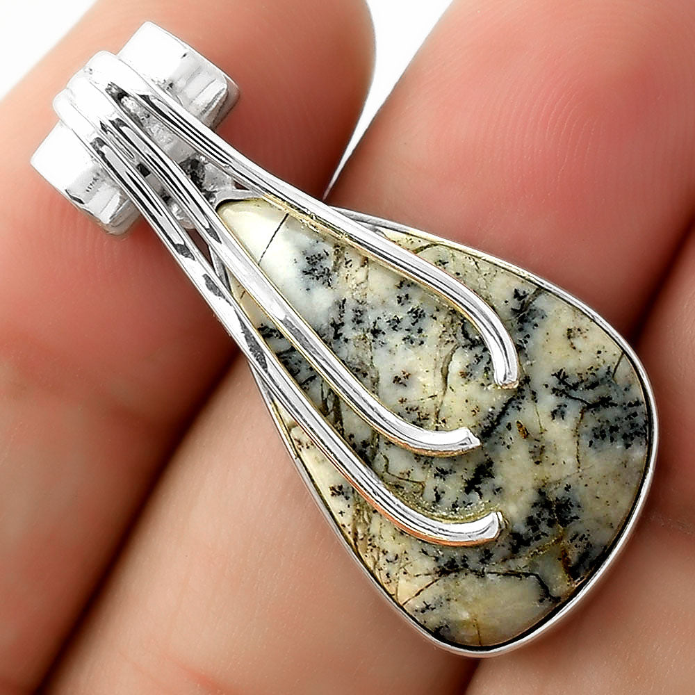 Natural Maligano Jasper - Indonesia Pendant P-1675 SDP109604