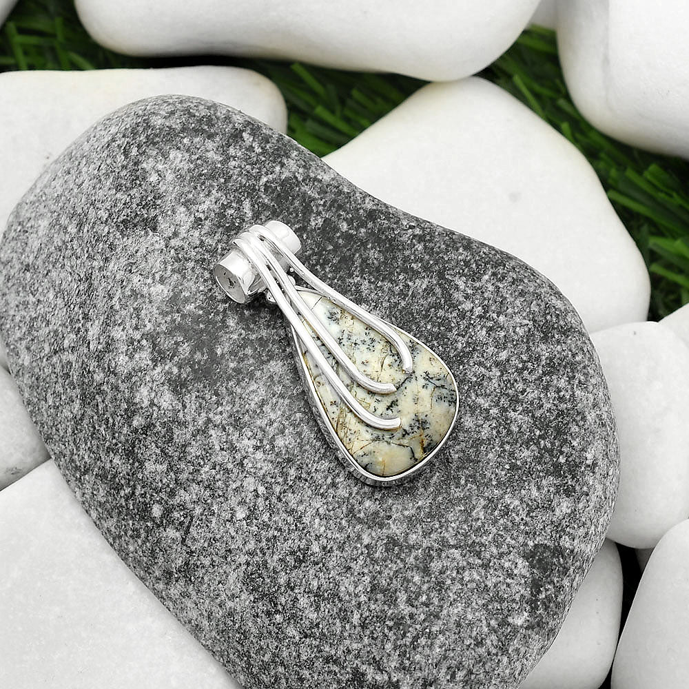 Natural Maligano Jasper - Indonesia Pendant P-1675 SDP109604