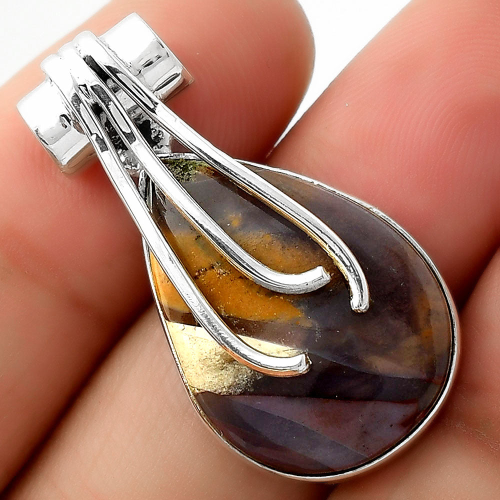Natural Purple Cow Jasper Pendant P-1675 SDP109607