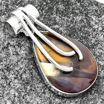 Natural Purple Cow Jasper Pendant P-1675 SDP109607