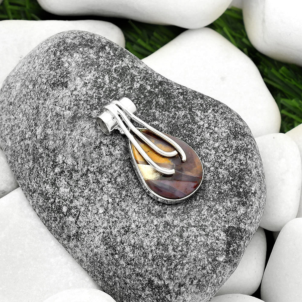 Natural Purple Cow Jasper Pendant P-1675 SDP109607