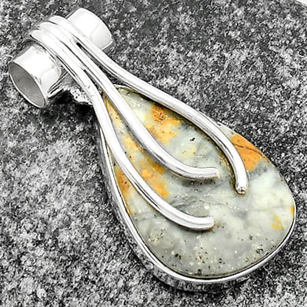 Natural Maligano Jasper - Indonesia Pendant P-1675 SDP109610