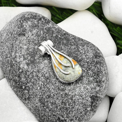 Natural Maligano Jasper - Indonesia Pendant P-1675 SDP109610