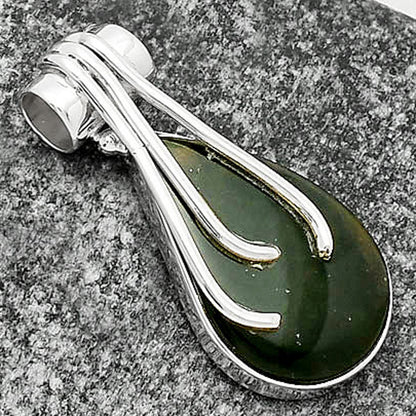 Natural Chrome Chalcedony Pendant P-1675 SDP109611