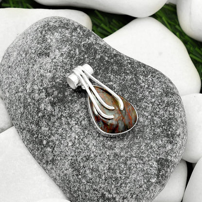 Natural Texas Moss Agate Pendant P-1675 SDP109613