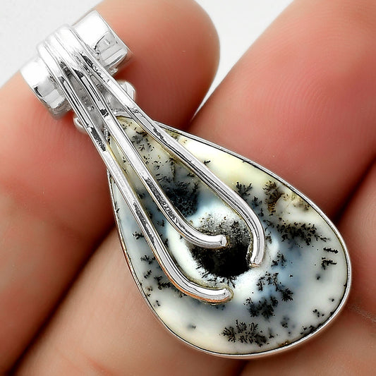 Merlinite Dendritic Opal - Turkey Pendant P-1675 SDP109615