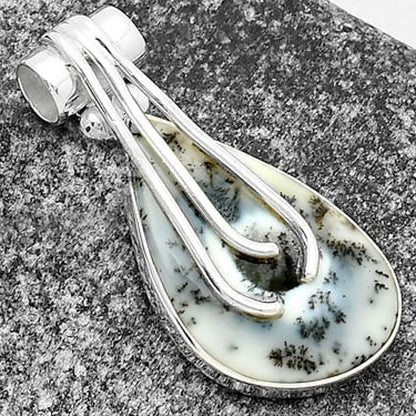 Merlinite Dendritic Opal - Turkey Pendant P-1675 SDP109615