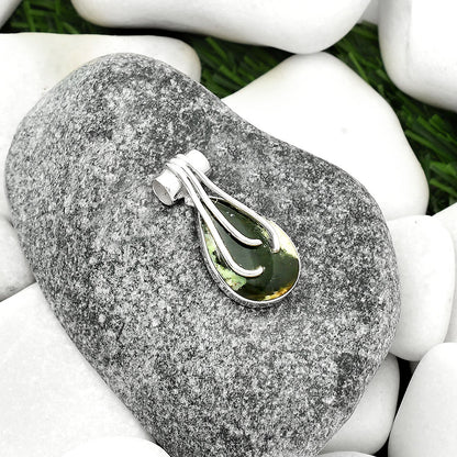 Natural Chrome Chalcedony Pendant P-1675 SDP109617