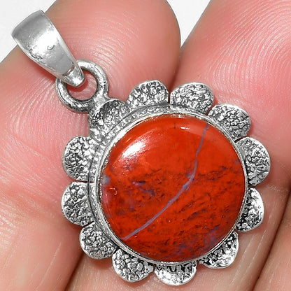 Natural Red Moss Agate Pendant P-1205 SDP109670