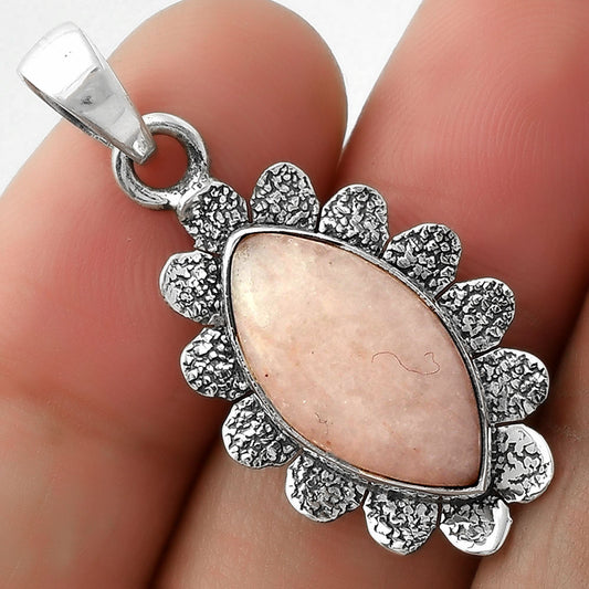 Natural Pink Scolecite Pendant P-1205 SDP109672