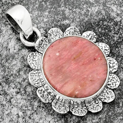 Natural Pink Tulip Quartz Pendant P-1205 SDP109685