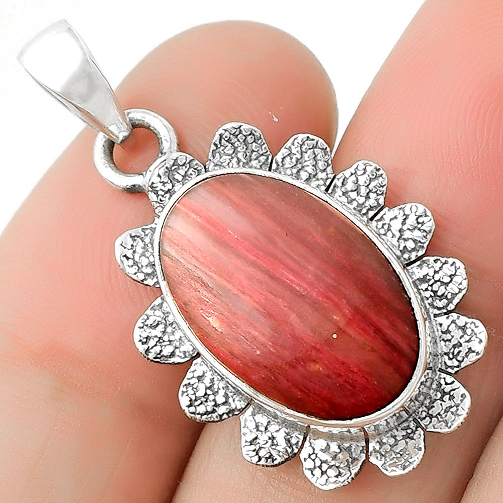 Natural Pink Tulip Quartz Pendant P-1205 SDP109691