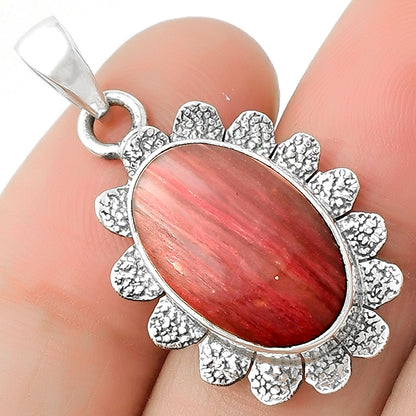 Natural Pink Tulip Quartz Pendant P-1205 SDP109691