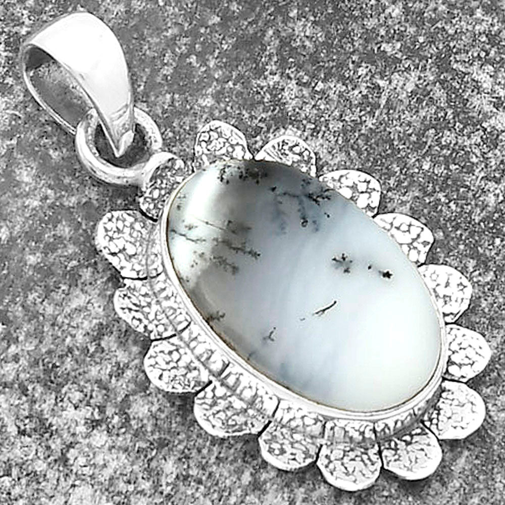 Merlinite Dendritic Opal - Turkey Pendant P-1205 SDP109696