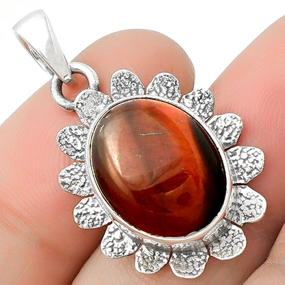 Natural Red Tiger Eye Pendant P-1205 SDP109704
