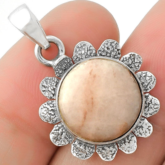 Natural Pink Scolecite Pendant P-1205 SDP109710