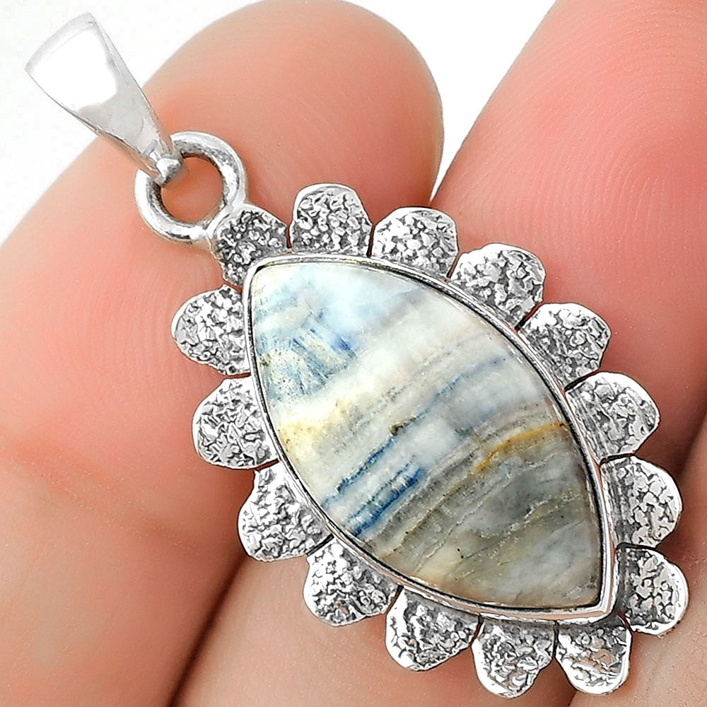 Natural Blue Scheelite - Turkey Pendant P-1205 SDP109713