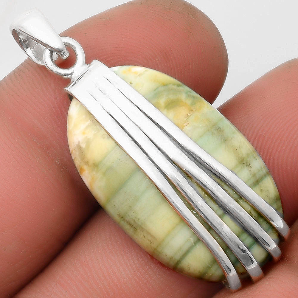 Natural Saturn Chalcedony Pendant P-1302 SDP109877