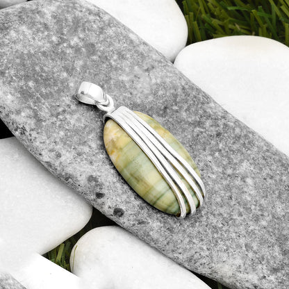 Natural Saturn Chalcedony Pendant P-1302 SDP109877