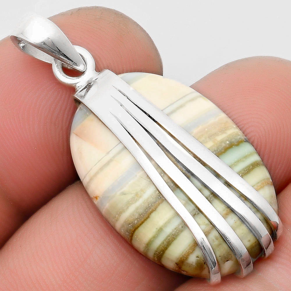 Natural Saturn Chalcedony Pendant P-1302 SDP109882