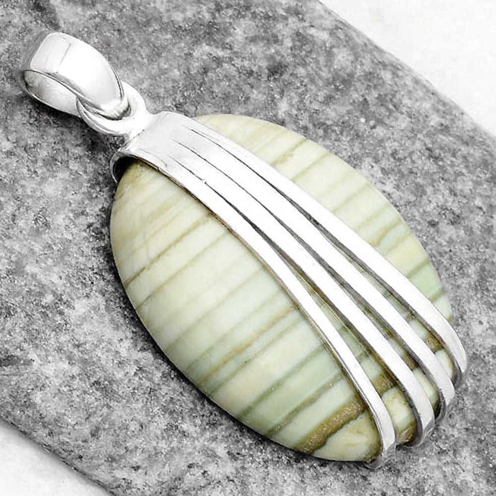Natural Saturn Chalcedony Pendant P-1302 SDP109906