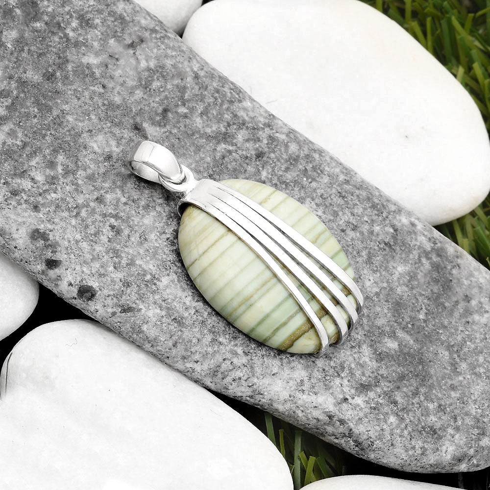 Natural Saturn Chalcedony Pendant P-1302 SDP109906