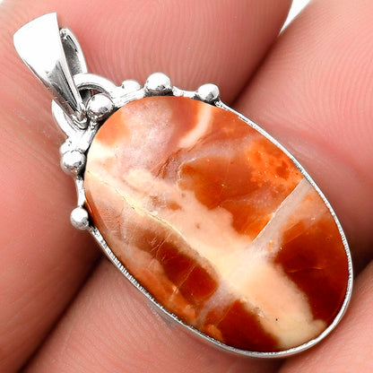 Natural Red Mookaite Pendant P-1349 SDP109920