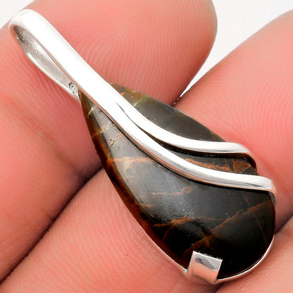 Natural Turkish Rainforest Chrysocolla Pendant P-1165 SDP110070