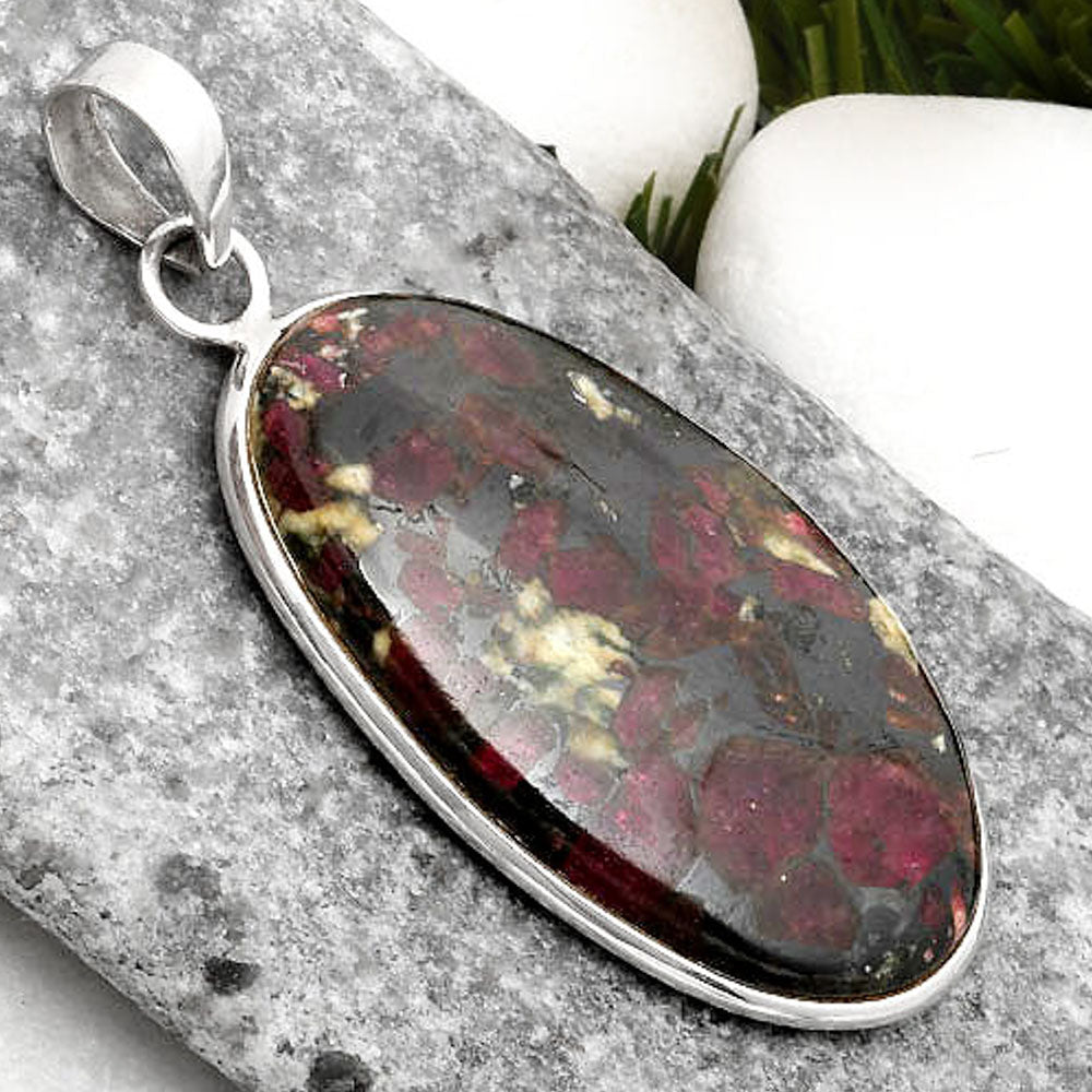 Natural Russian Eudialyte Pendant P-1001 SDP110423