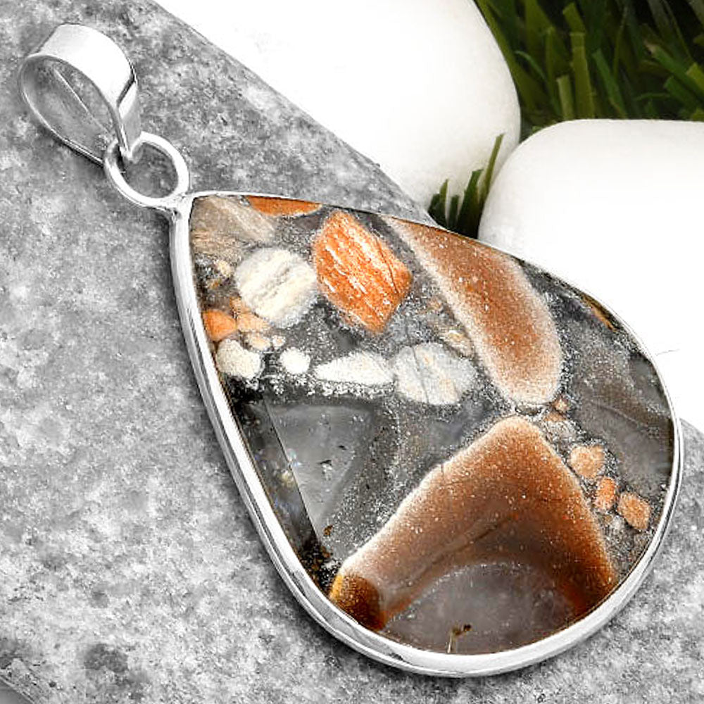 Natural Tabu Jasper Pendant P-1001 SDP110464