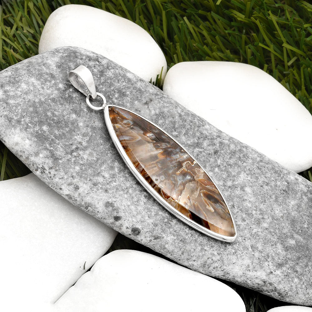 Natural Tube Agate - Turkish Pendant P-1001 SDP110484