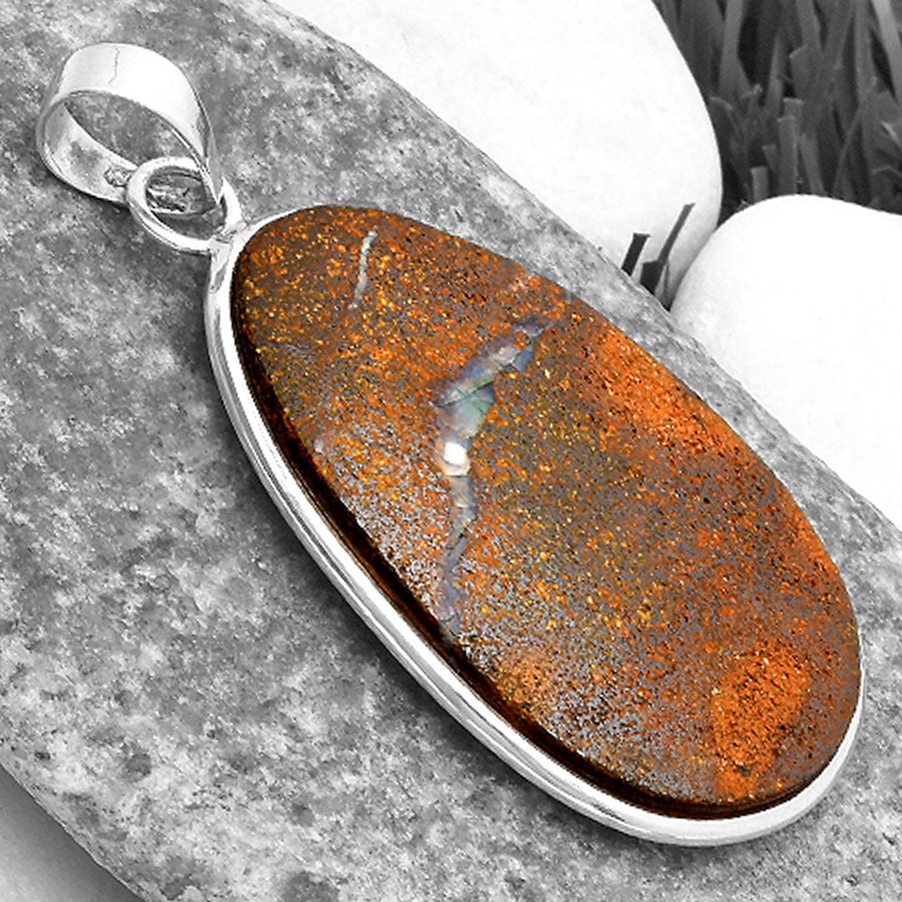 Natural Boulder Opal - Australia Pendant P-1001 SDP110534
