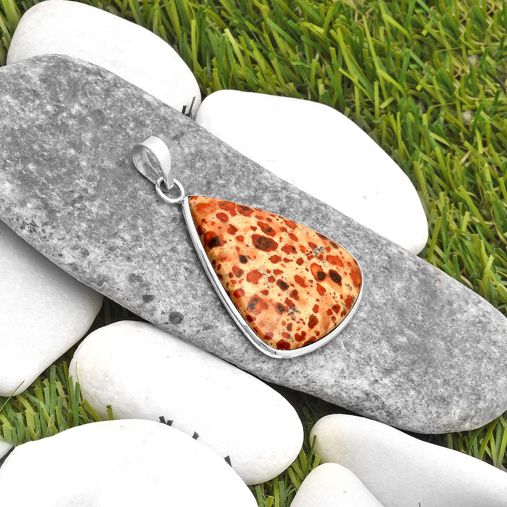 Natural Asteroid Jasper Pendant P-1001 SDP110560