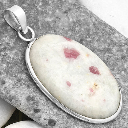 Natural Pink Tourmaline in Quartz Pendant P-1001 SDP110580