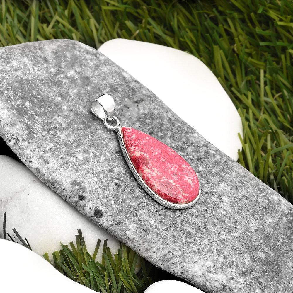 Natural Pink Thulite - Norway Pendant P-1053 SDP110812