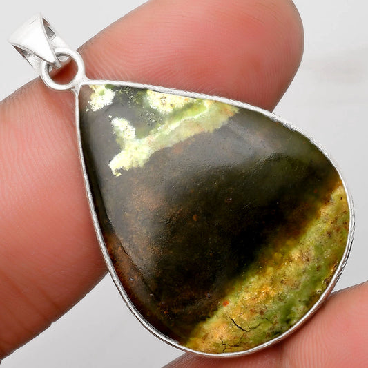 Natural Chrome Chalcedony Pendant P-1053 SDP110905