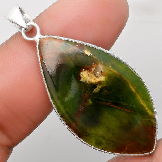 Natural Chrome Chalcedony Pendant P-1053 SDP110916