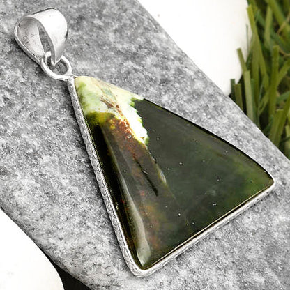 Natural Chrome Chalcedony Pendant P-1053 SDP110918