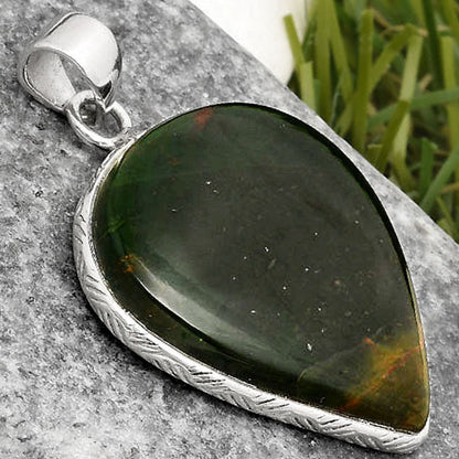 Natural Chrome Chalcedony Pendant P-1053 SDP110934