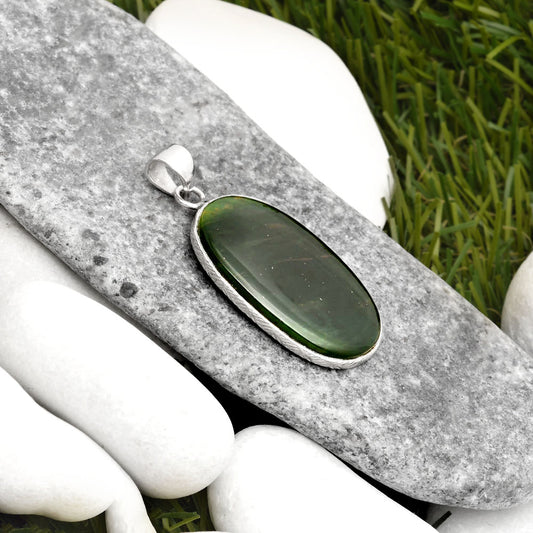 Natural Chrome Chalcedony Pendant P-1053 SDP110945